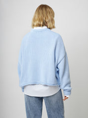 Strickpullover IVA sky blue