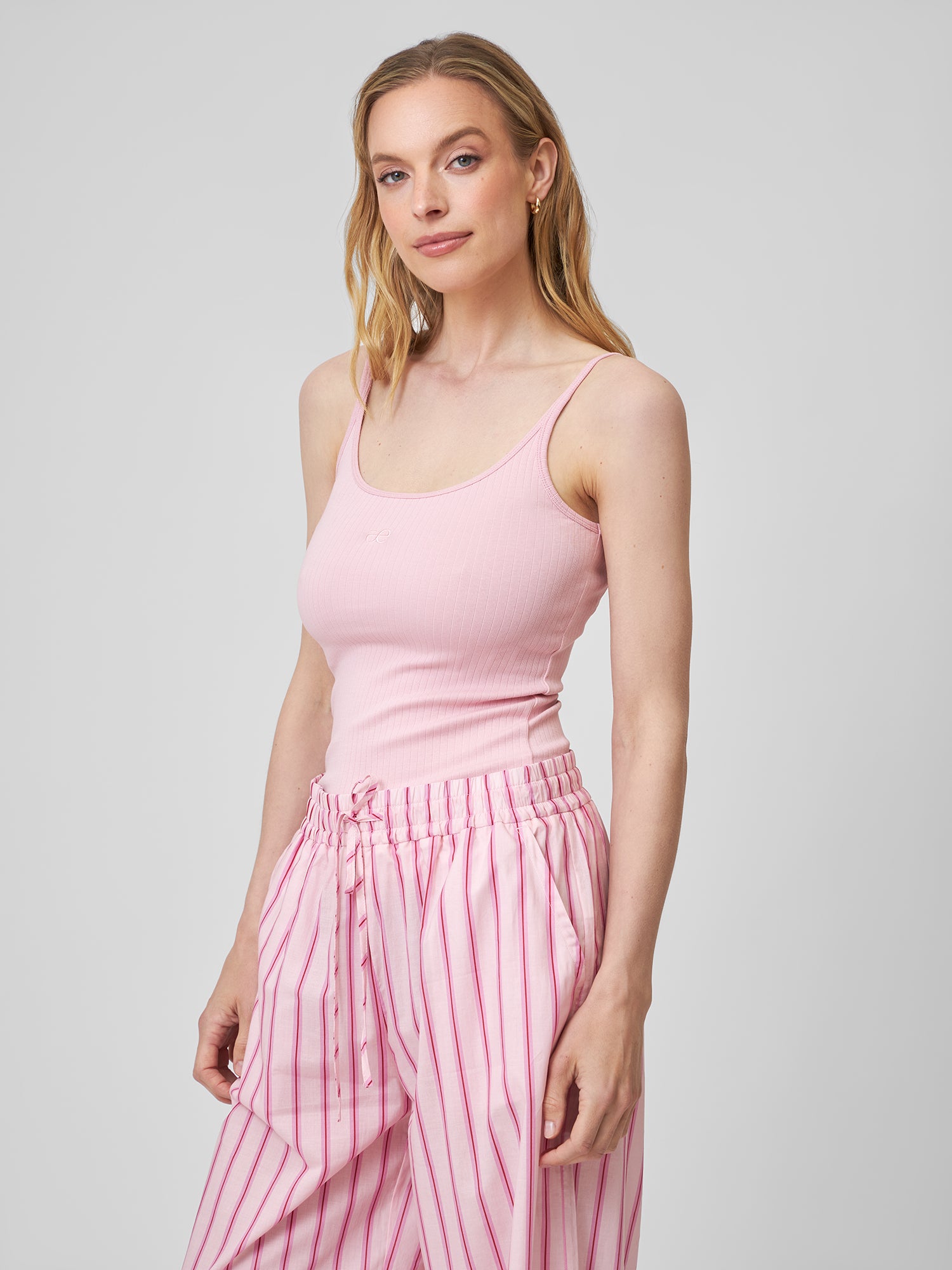 Hose RONJA rose/cherry striped