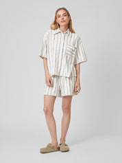 Bluse RIKKE blue/white striped