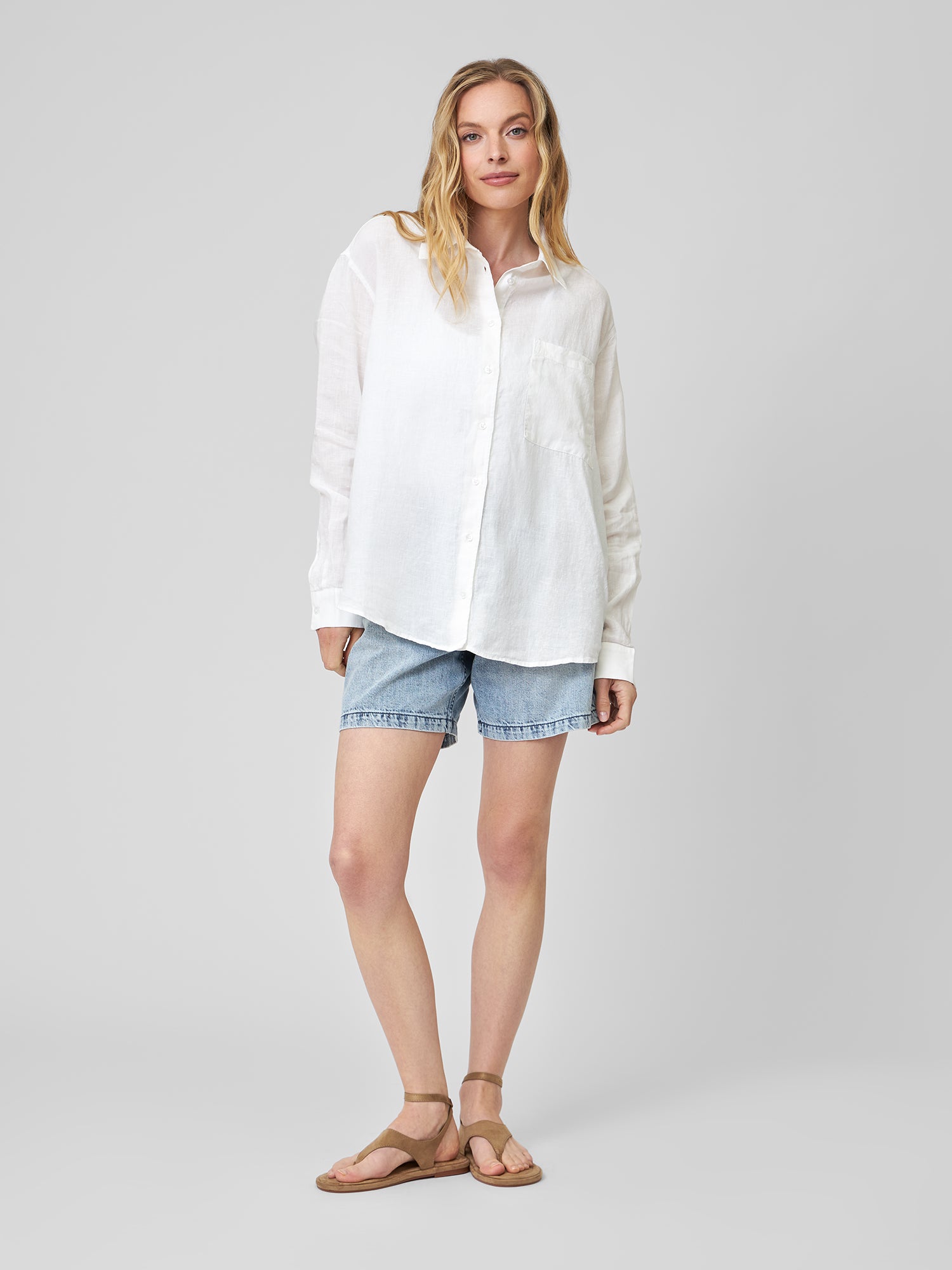 Leinenbluse SARAH 2.0 white