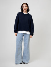 Strickpullover IVA midnight blue