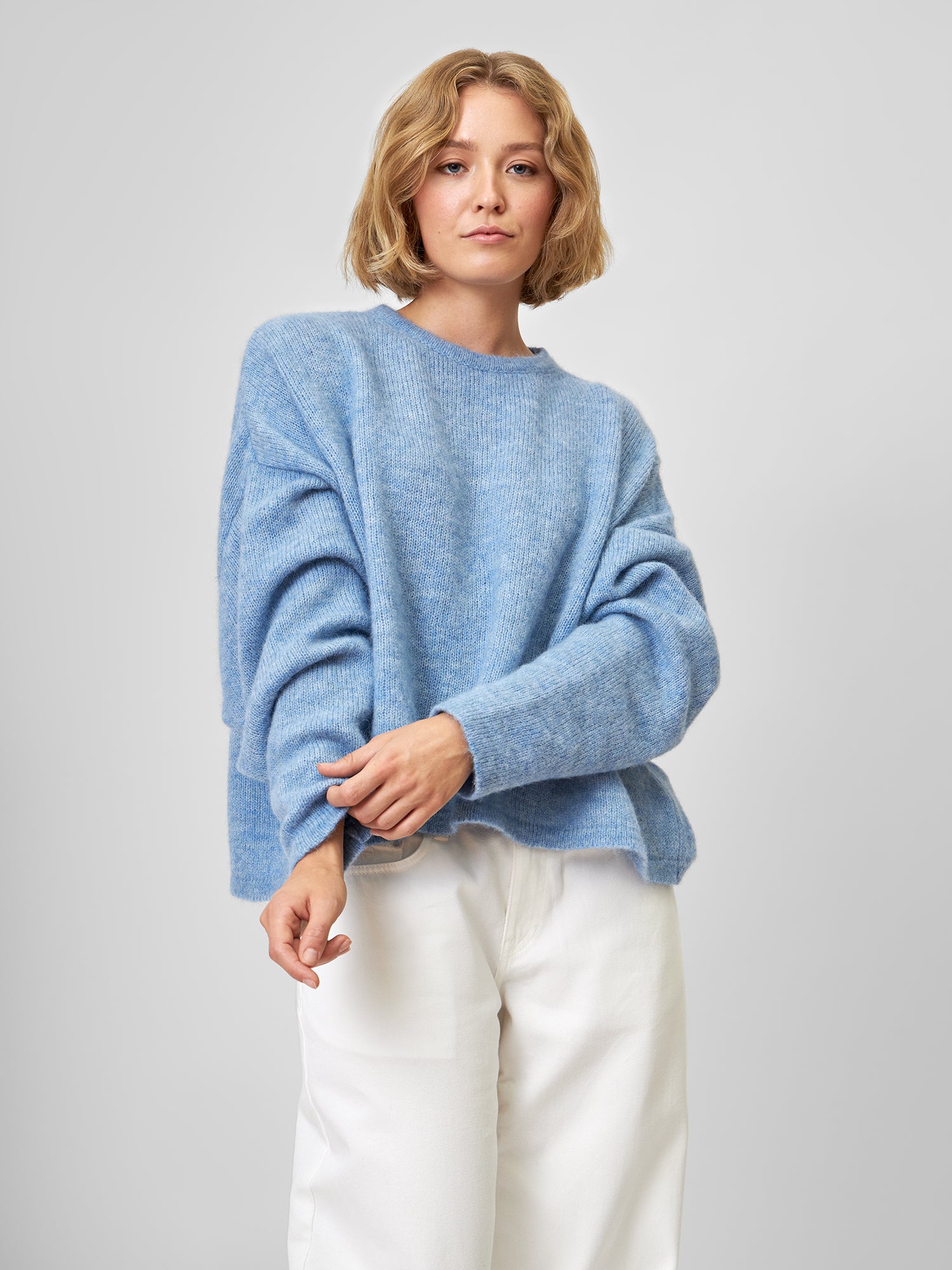 Tragebild Pullover IRA in Lightblue
