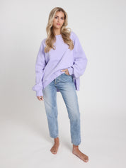 Sweater LAURA lavender breeze