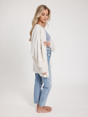 Strickjacke JESSY white