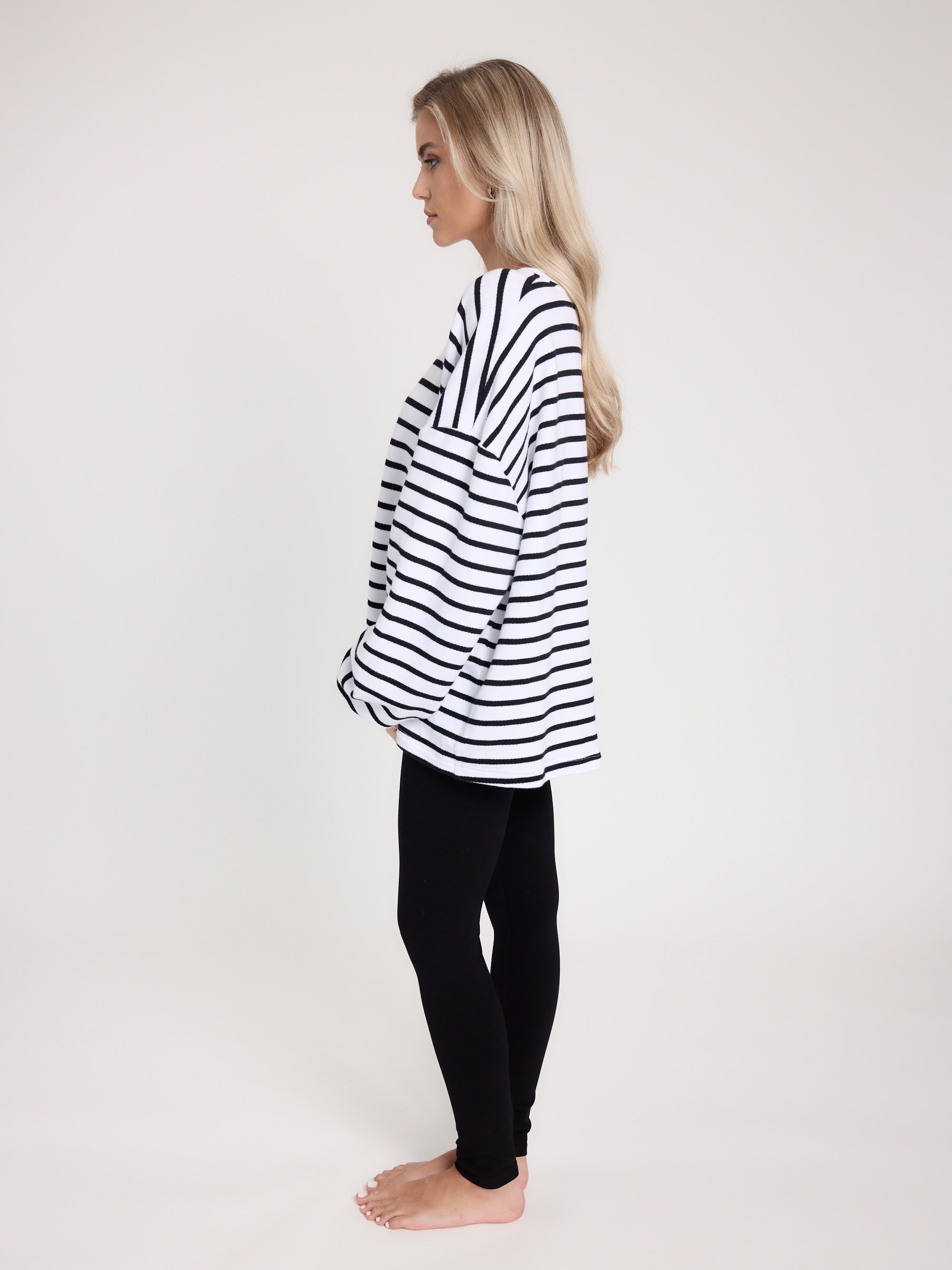 Longsleeve PAULI black/white striped