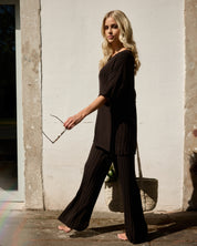 Strickhose ANOUK dark brown