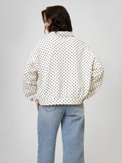 Sweater SUE cropped polka dot
