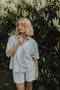 Bluse RIKKE blue/white striped