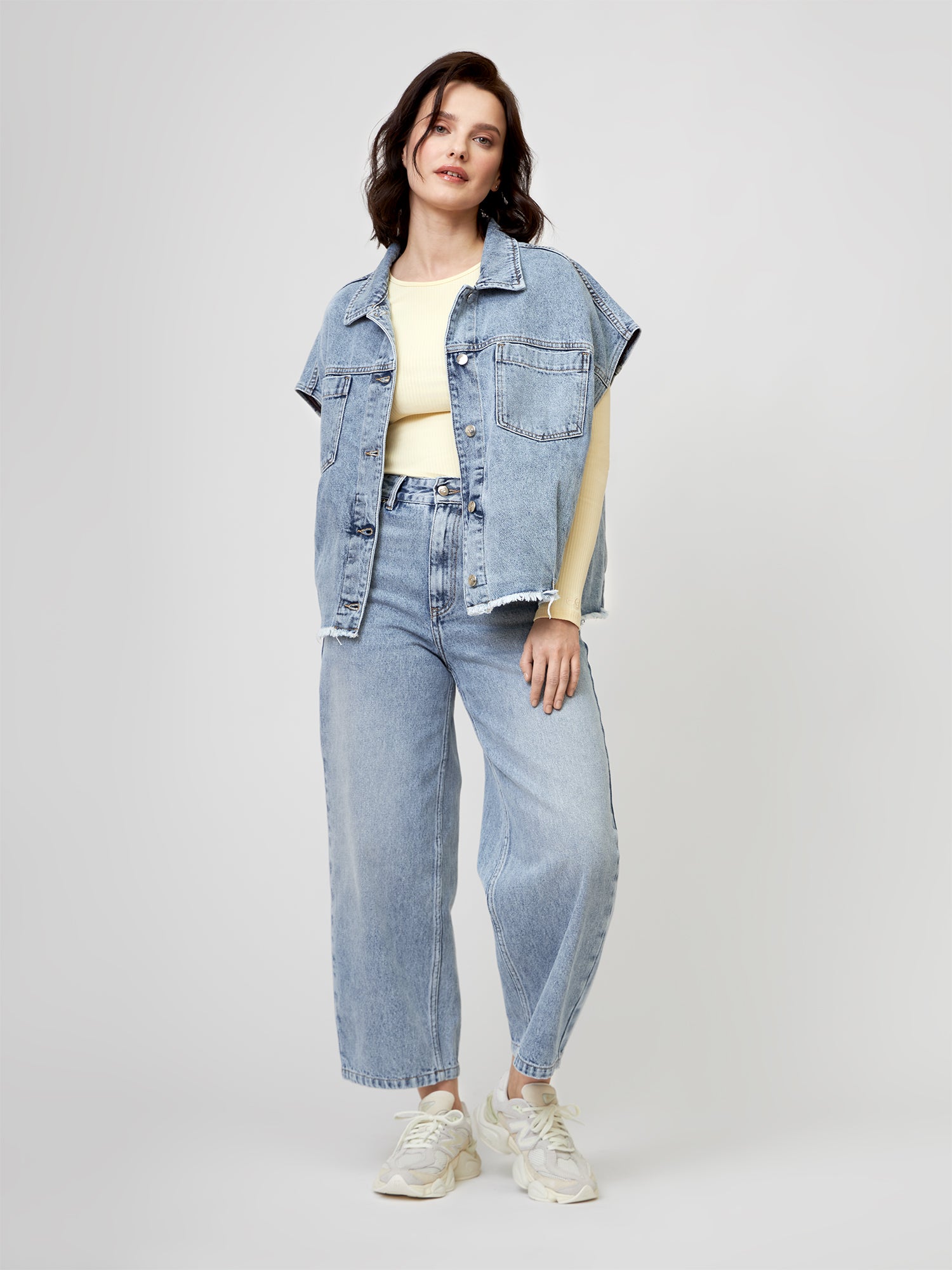 Jeansweste KARI blue