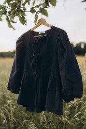Bluse FENJA summer night embroidery