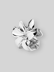 Haarklammer PLUMERIA silver