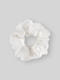 Scrunchie BRODERIE white