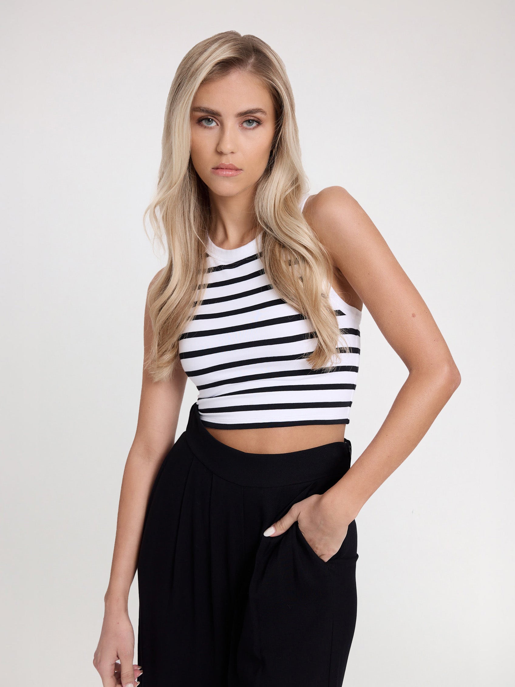 white striped