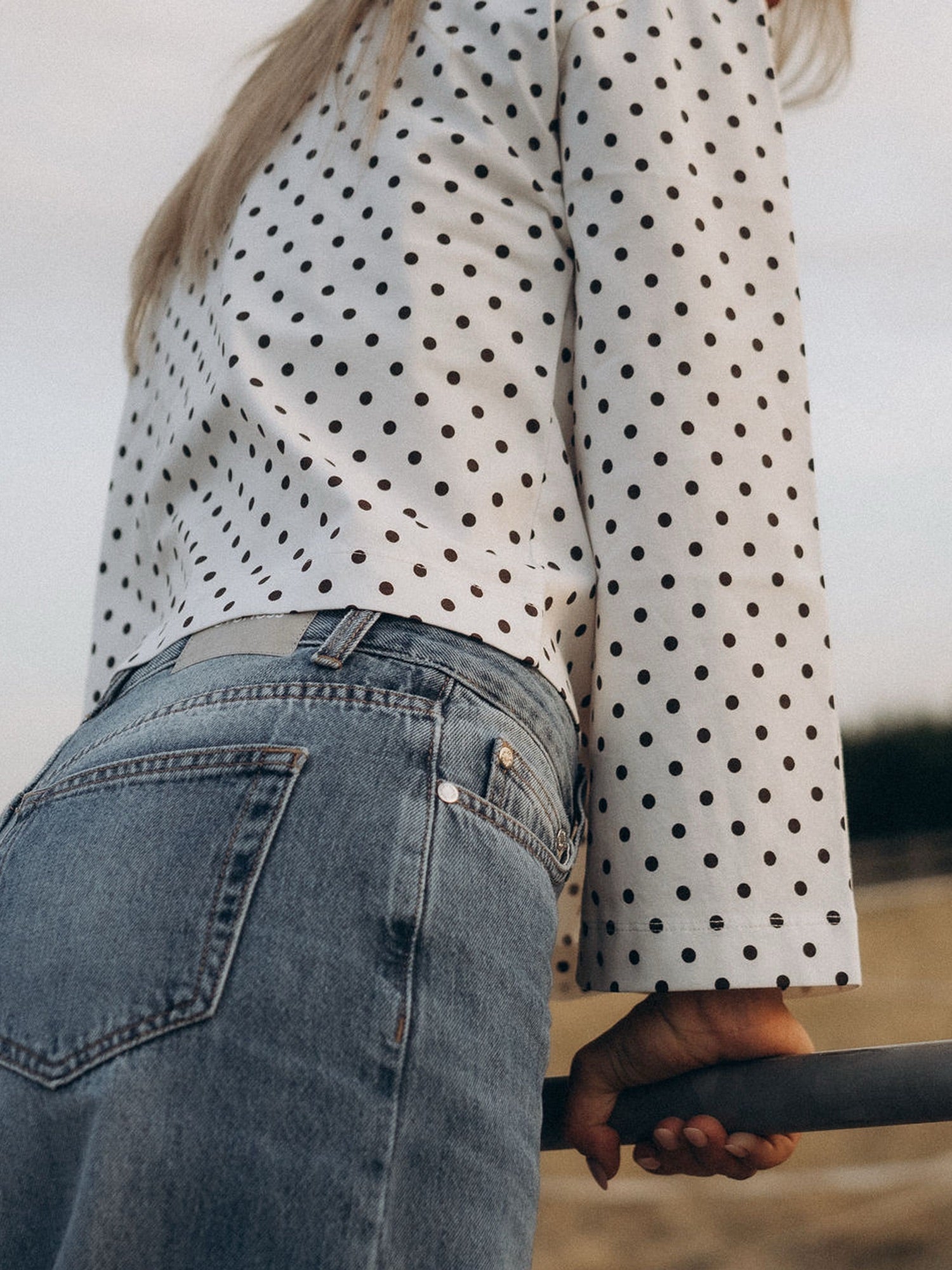 Longsleeve CARA polka dot