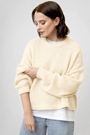 Strickpullover IVA butter yellow