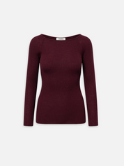 Longsleeve ELENI in der Farbe Burgundy