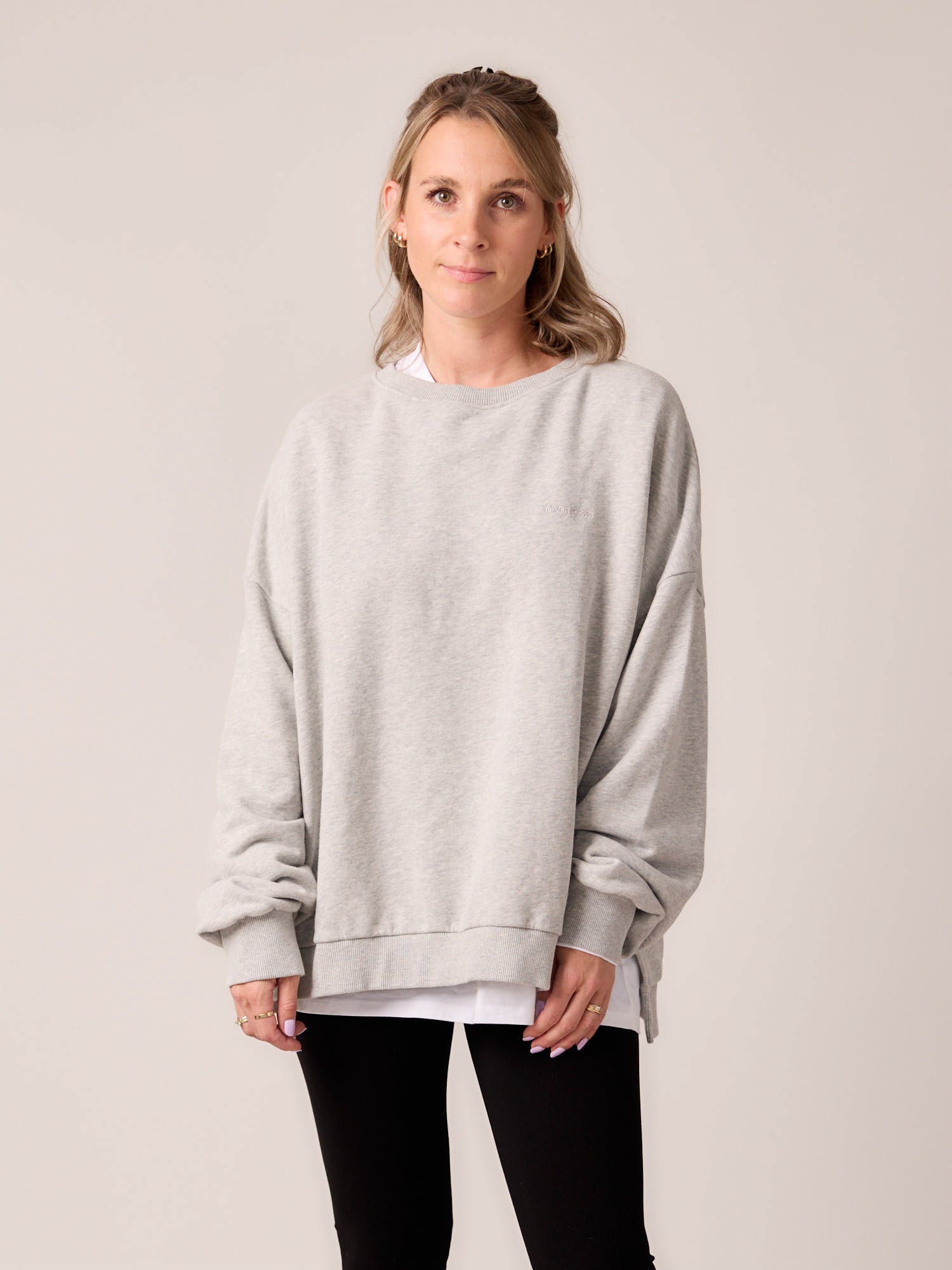 Sweater LAURA light grey melange