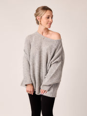 Strickpullover MIMI cosy grey