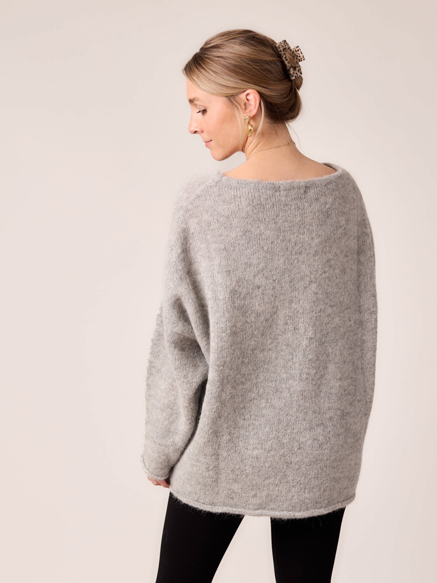 Strickpullover MIMI cosy grey