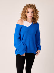 Strickpullover MATHILDA royal blue