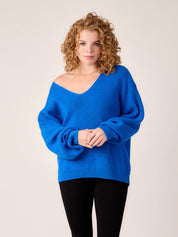 Strickpullover MATHILDA royal blue