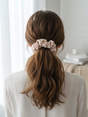 Scrunchie XXL FLORA cream