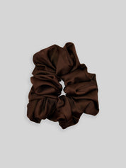 Scrunchie XXL FLORA dark brown