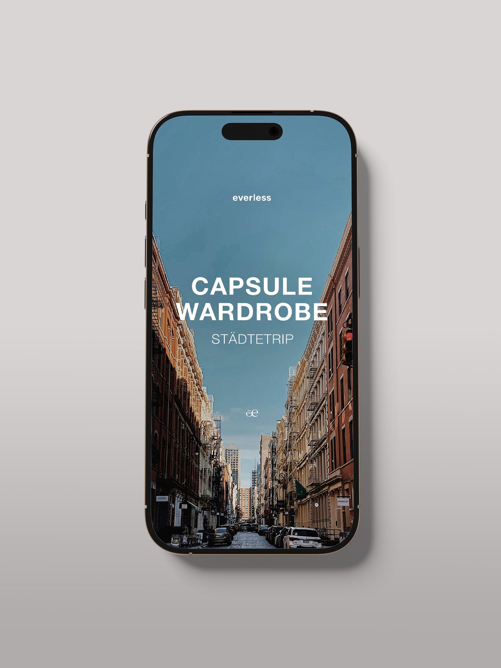 Capsule Wardrobe - Städtetrip