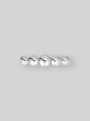 Haarclip GLOSSY silver