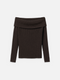 Strickpullover GRACE dark brown