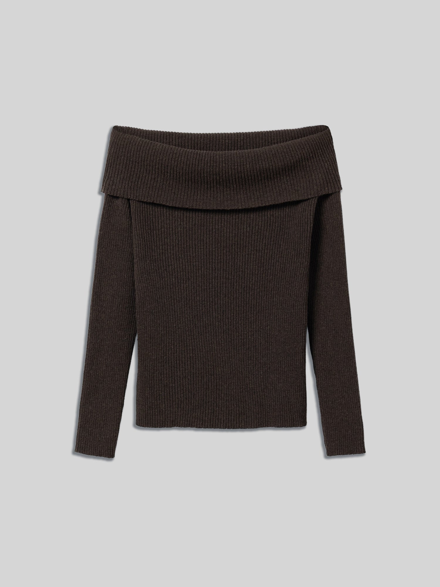 Strickpullover GRACE dark brown