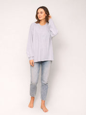 Shirt CARLOTTA light grey melange