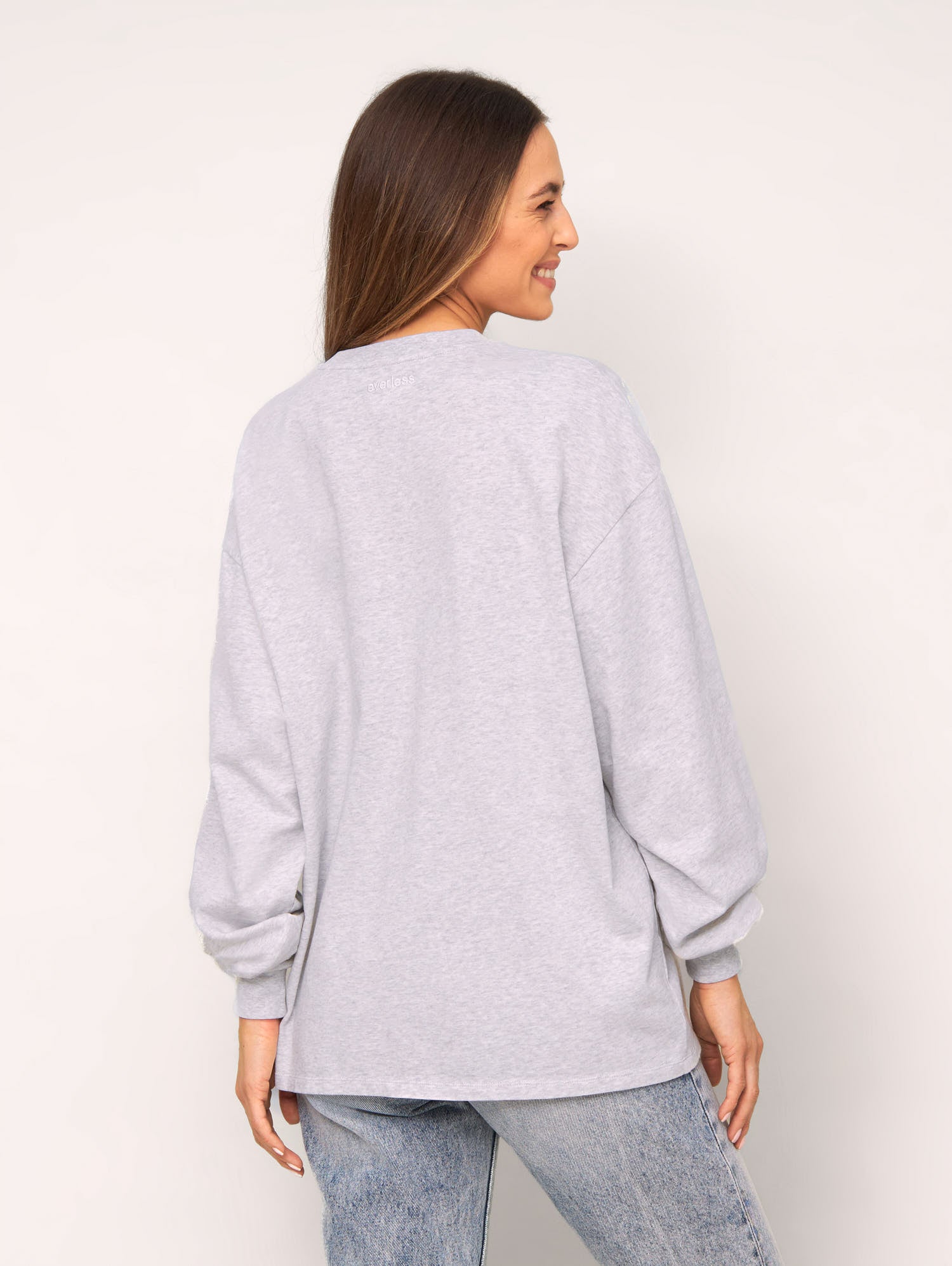 Shirt CARLOTTA light grey melange