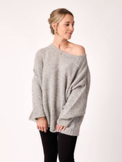 Strickpullover MIMI cosy grey