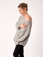 Strickpullover MIMI cosy grey