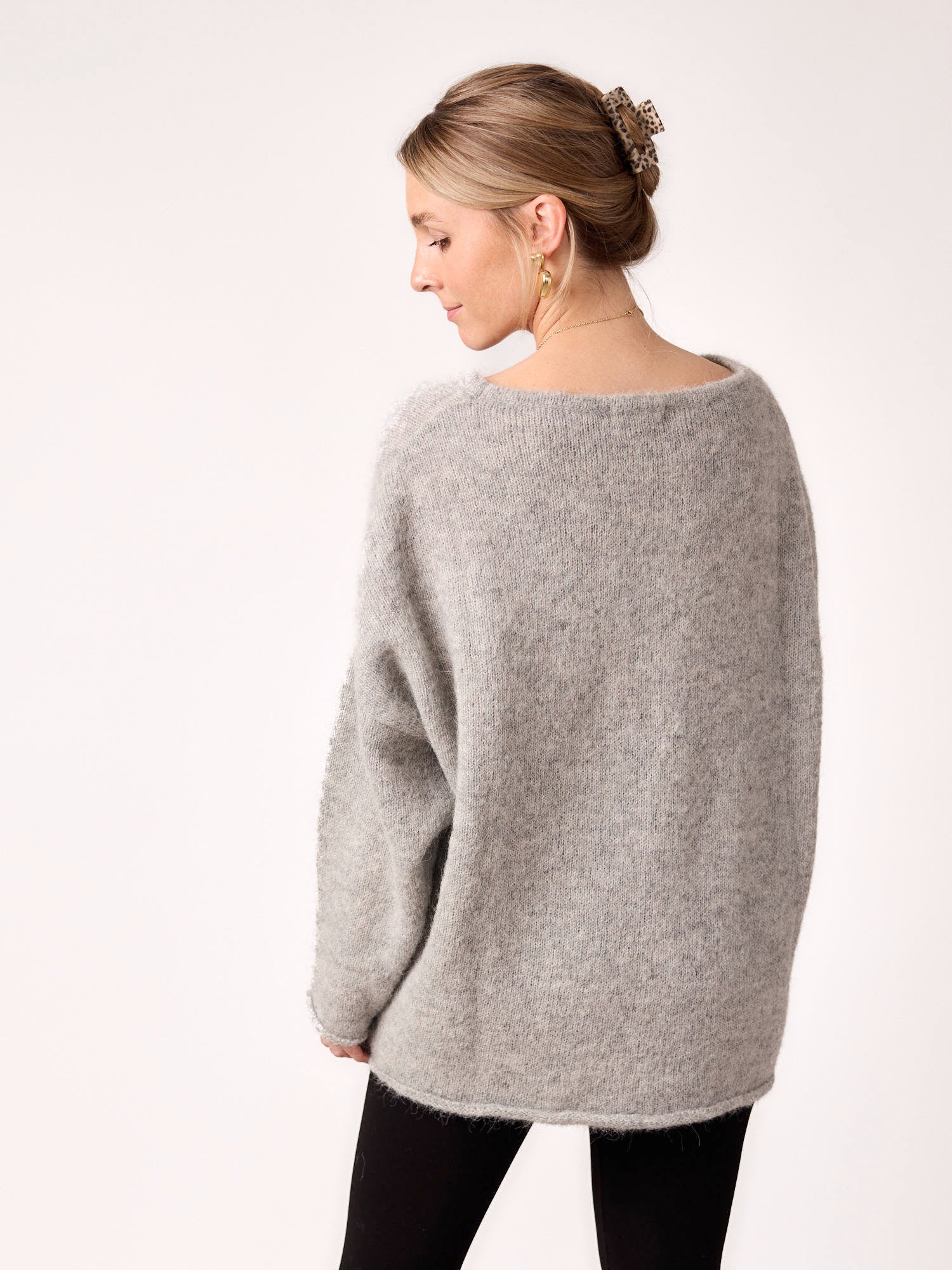 Strickpullover MIMI cosy grey