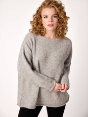 Strickpullover MIMI cosy grey