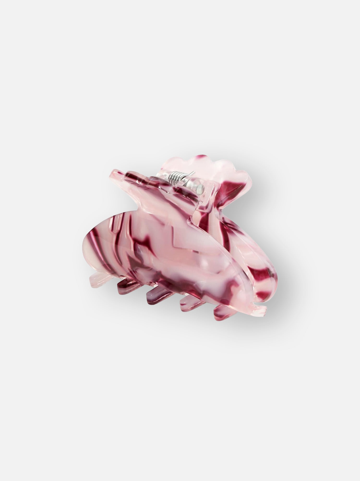 Kleine Haarklammer HELENE in der Farbe berry rose mini