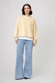 Strickpullover IVA butter yellow
