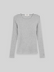 Longsleeve LINNEA light grey melange