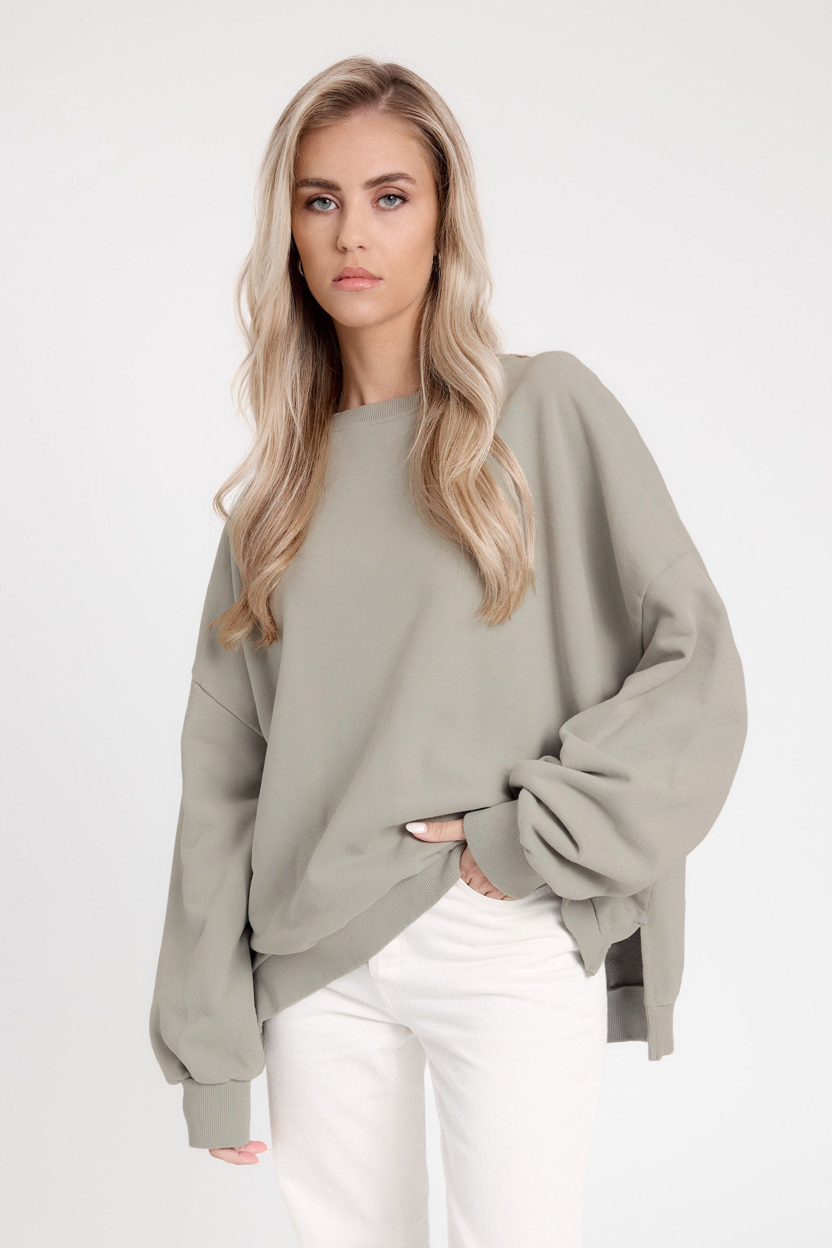 Sweater LAURA eucalyptus