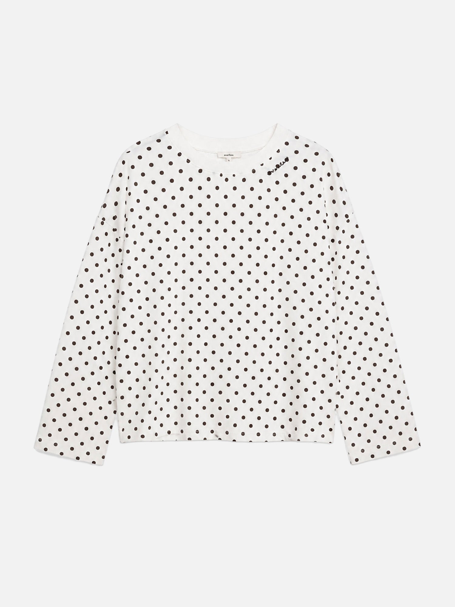 Longsleeve CARA mit Polka Dot Muster