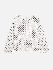 Longsleeve CARA mit Polka Dot Muster