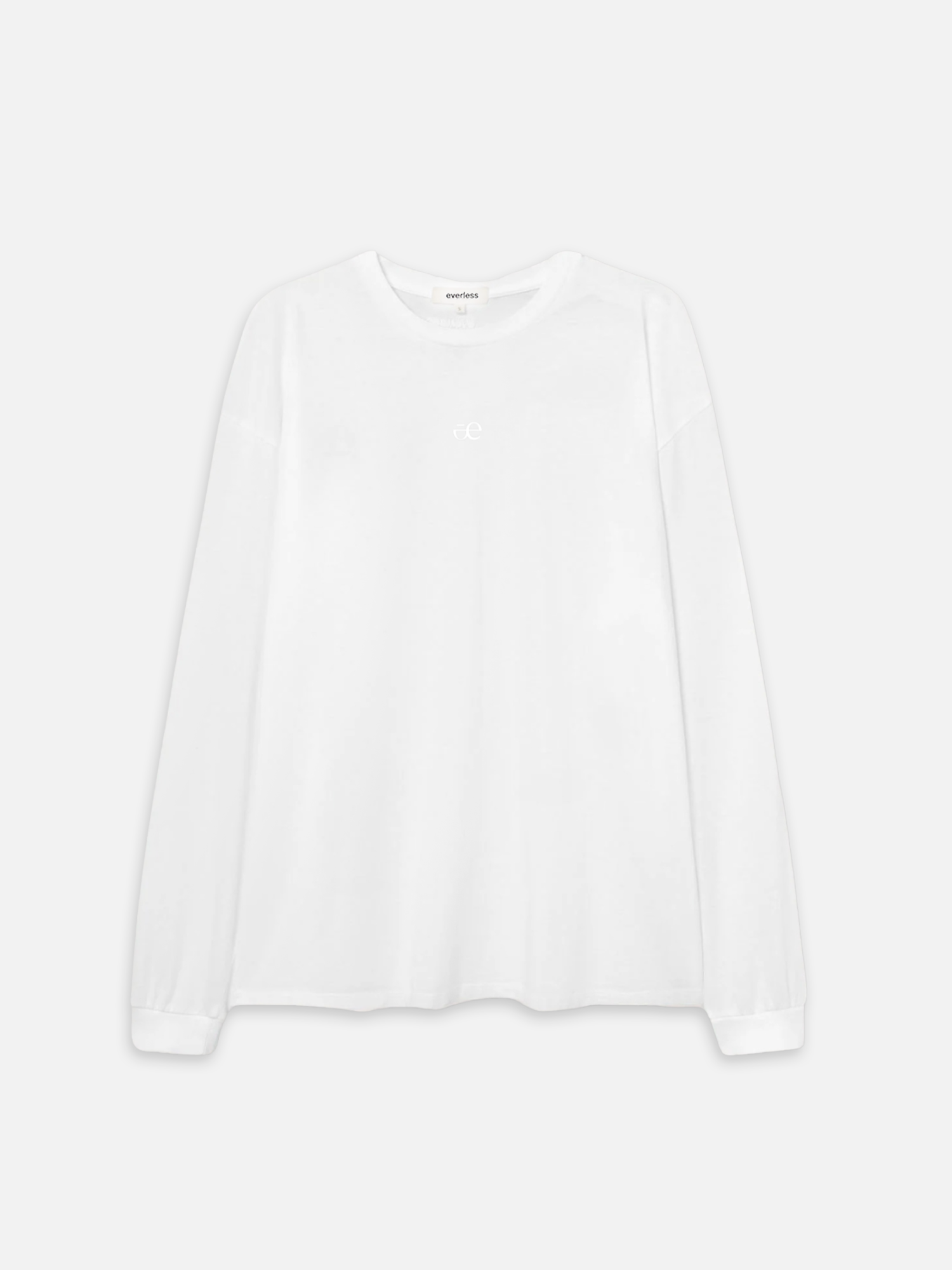 Longsleeve CARLOTTA mit weißem gesticktem everless Logo