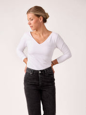 Longsleeve GABY white