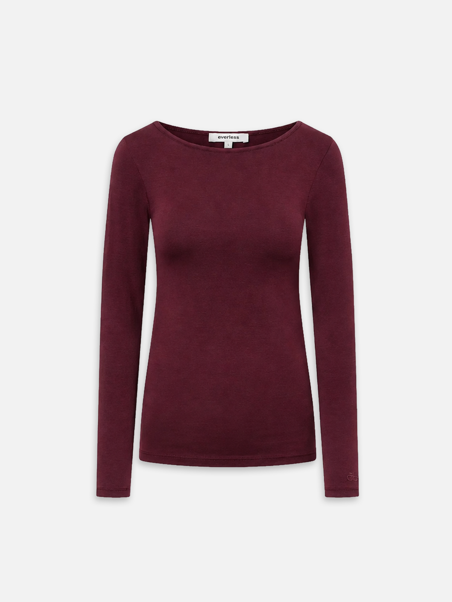 Longsleeve ISA in der Farbe burgundy