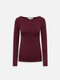 Longsleeve ISA burgundy