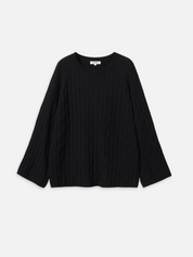 Strickpullover MILA in Schwarz