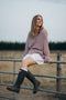 Longsleeve NORA cherry striped