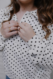 Sweater SUE cropped polka dot